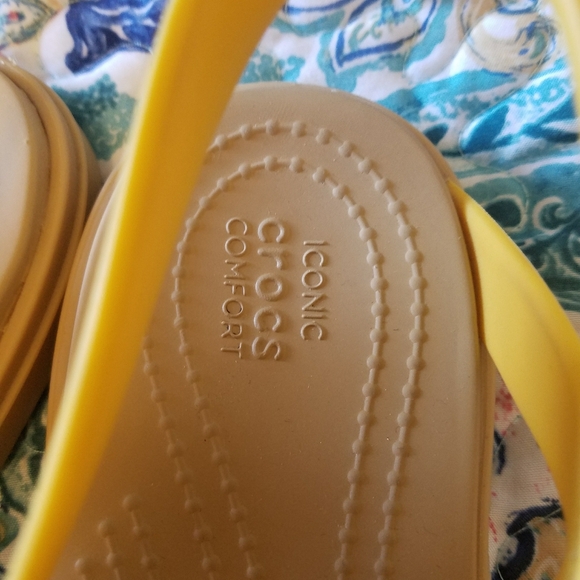 Bright Yellow Crocs Sandals - Picture 5 of 6